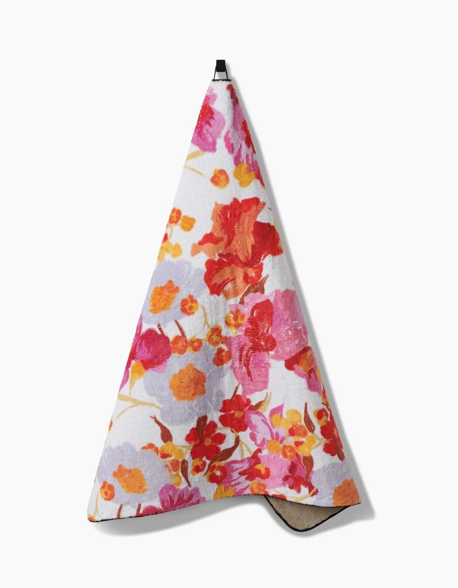 Pup Florals Plush Towel - Pages & Parcels