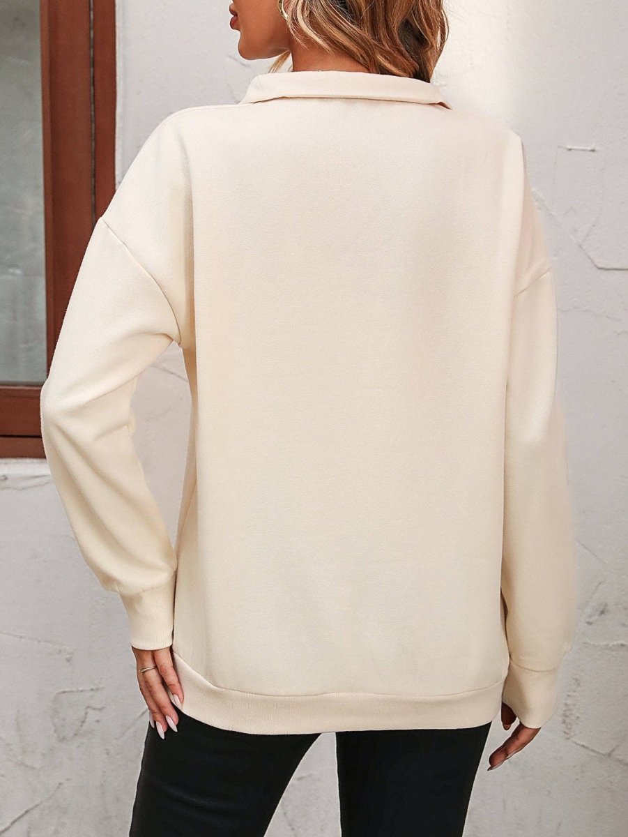 Quarter Zip Cozy Pullover - Pages & Parcels