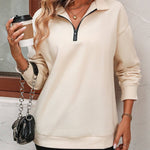 Quarter Zip Cozy Pullover - Pages & Parcels