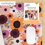 Rainbow Garden Desk Pad: Regular - Pages & Parcels
