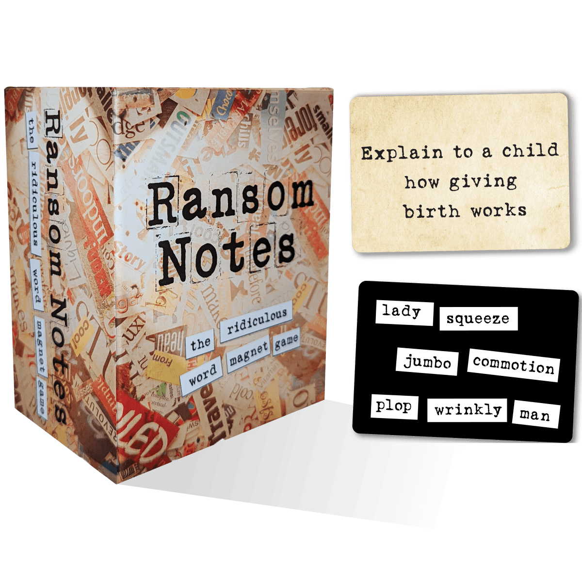 Ransom Notes: The Ridiculous Word Magnet Game - Pages & Parcels
