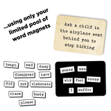 Ransom Notes: The Ridiculous Word Magnet Game - Pages & Parcels