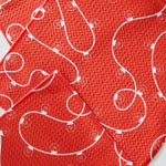 Red Holiday Lights Dishcloth Set - Pages & Parcels