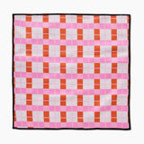 Red Pink Plaid Paw Towel - Pages & Parcels