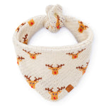 Reindeer Knit Dog Bandana - Pages & Parcels