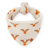 Reindeer Knit Dog Bandana - Pages & Parcels