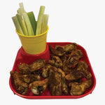 Reusable Party Plates w/ Cup Holder - Set of 4 - Charcoal - Pages & Parcels