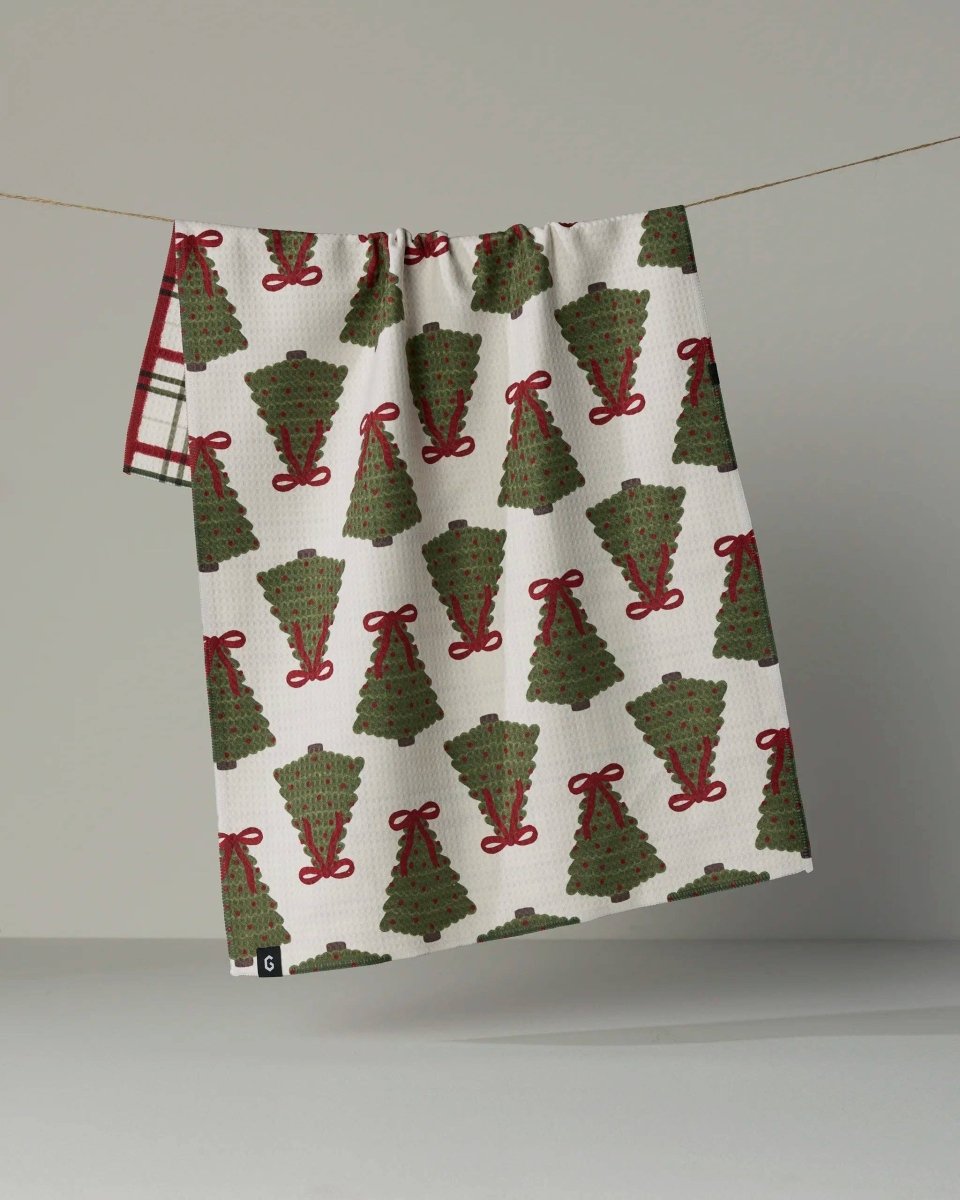 Ribbon Pines Luxe Kitchen Towel - Holiday 2026 - Pages & Parcels
