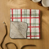 Ribbon Plaid Plush Dog Towel - Holiday 2026 - Pages & Parcels