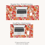 Rosewood Blooms Desk Pad: Regular - Pages & Parcels