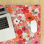 Rosewood Blooms Desk Pad: Small - Pages & Parcels