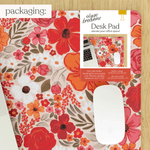 Rosewood Blooms Desk Pad: Small - Pages & Parcels