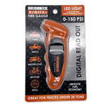 Roughneck Digital Tire Gauge & LED Light - 4 Piece Display - Pages & Parcels