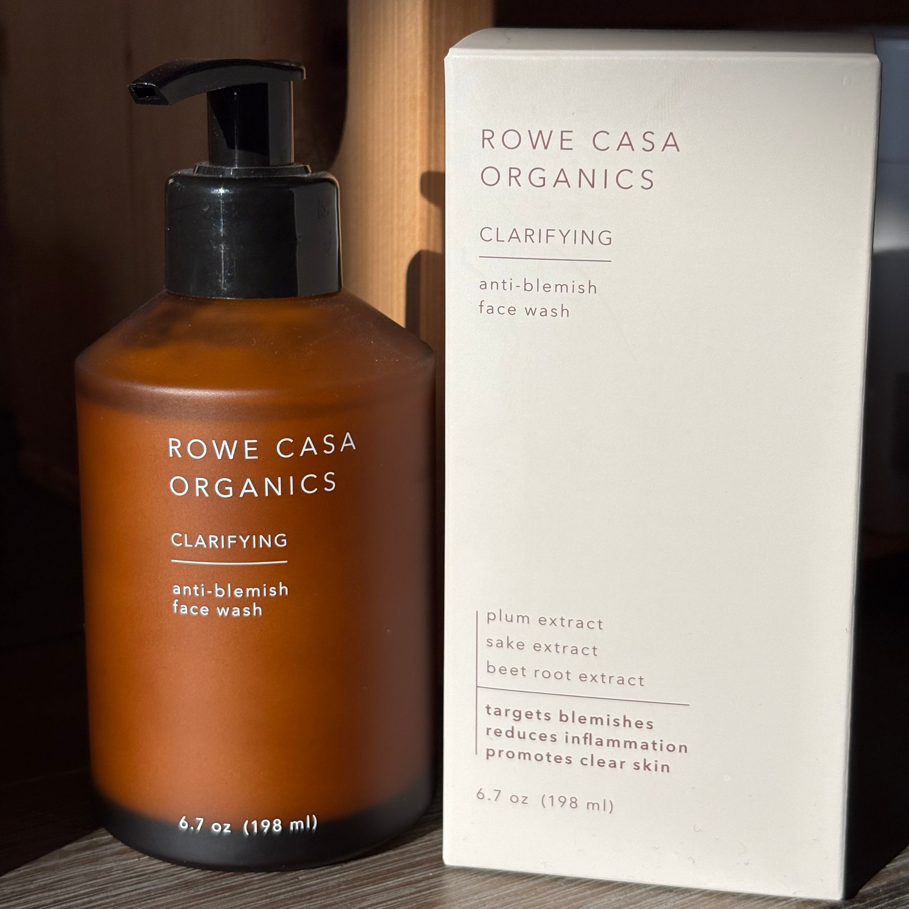 Rowe casa anti-blemish face wash