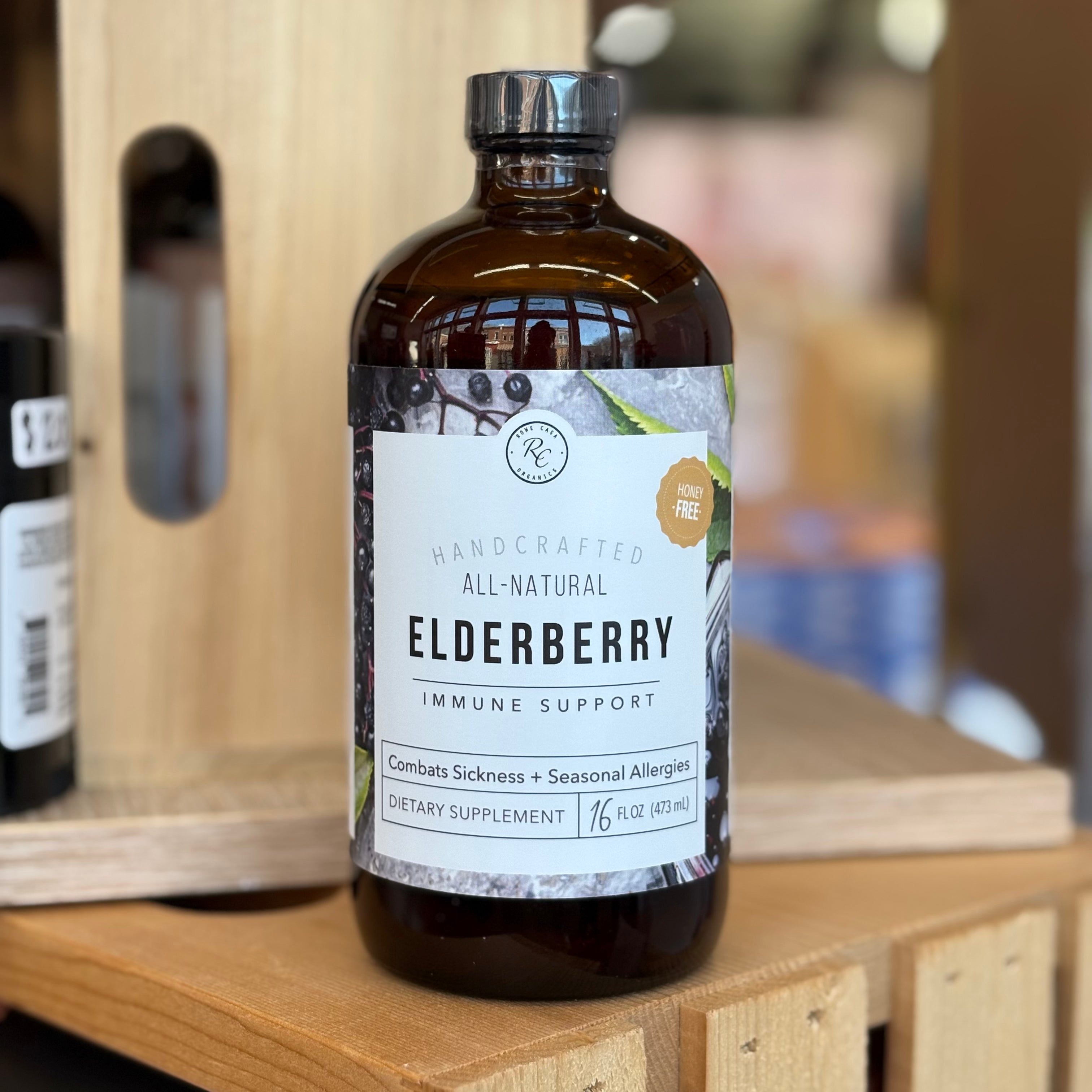 Rowe casa elderberry immune support honey free