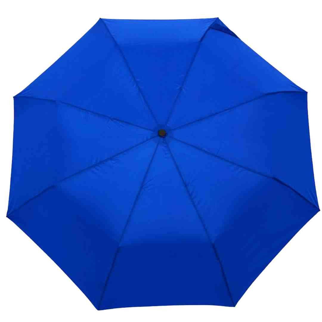 Royal Blue Compact Eco - Friendly Wind Resistant Umbrella - Pages & Parcels