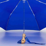 Royal Blue Compact Eco - Friendly Wind Resistant Umbrella - Pages & Parcels
