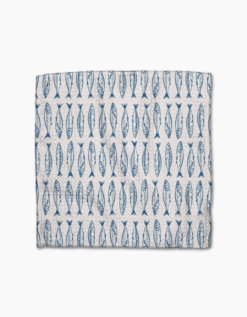 Sardine Check Blue Dishcloth Set - Pages & Parcels