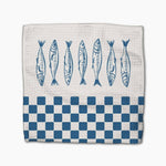 Sardine Check Blue Dishcloth Set - Pages & Parcels
