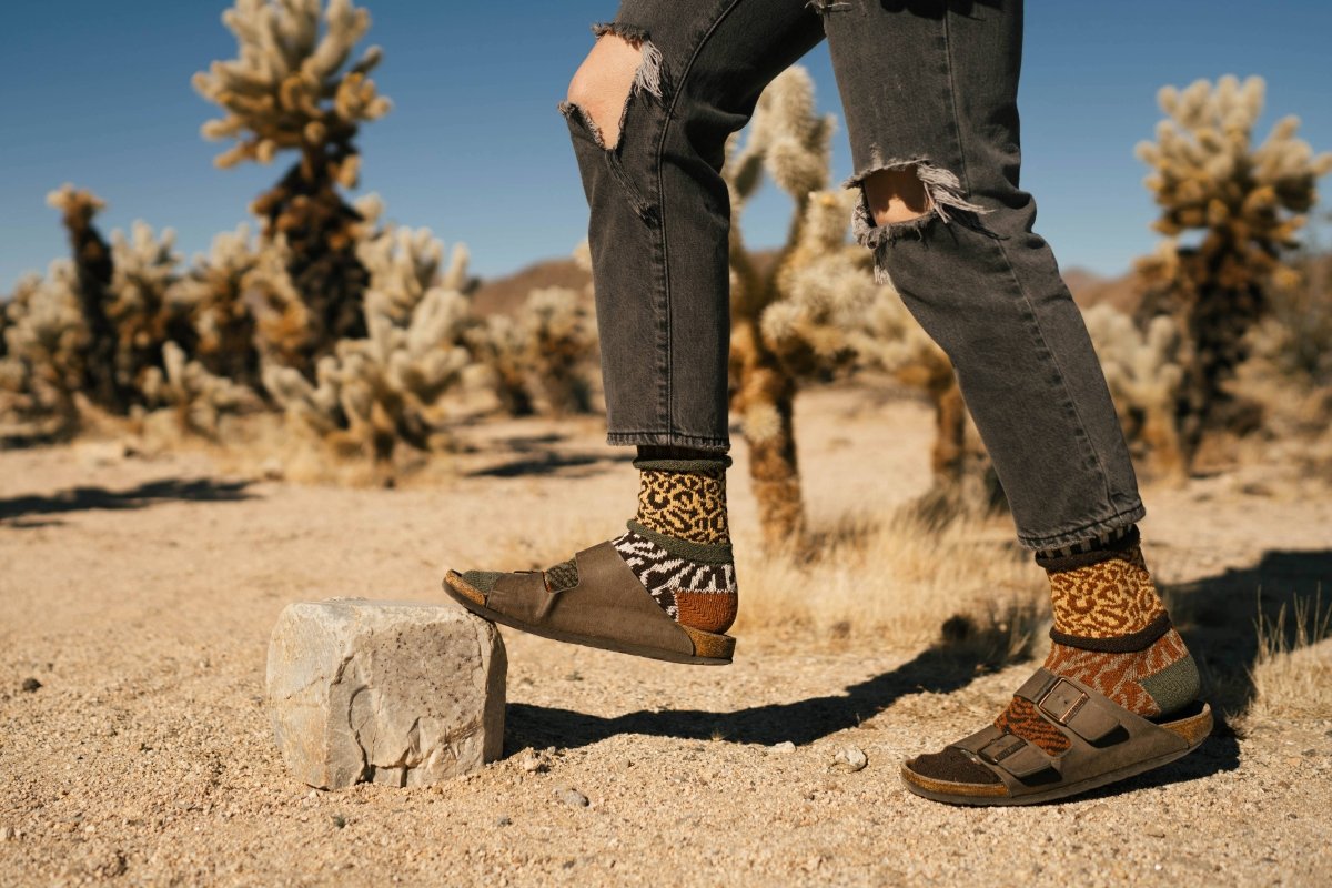 Savanna Crew Socks | Gives Back To Wildlife Conservation  - Pages & Parcels