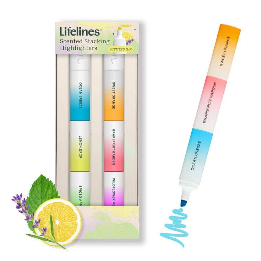 Scented Stacking Highlighters - 2 - Pack - Pages & Parcels