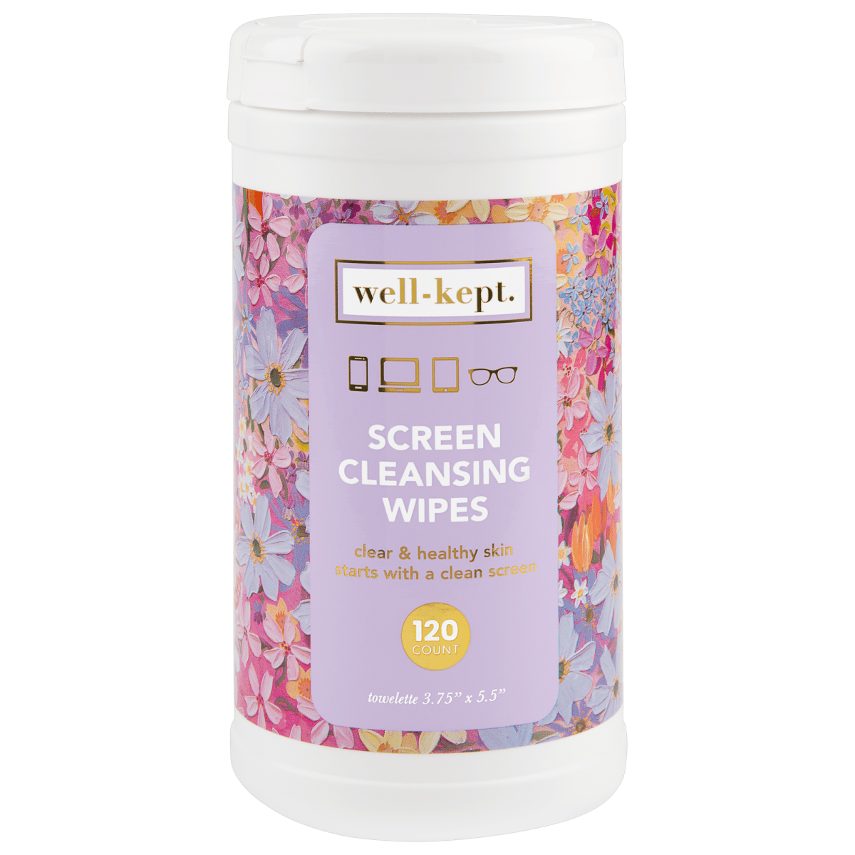 Screen Cleaning Wipes Canister - Pages & Parcels