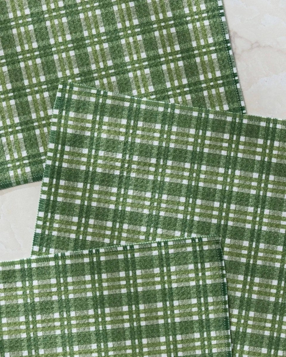 Shay Plaid Dishcloth Set - Pages & Parcels