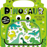 Shiny Stickers My Green and Scaly Dinosaur Activity Book cover image