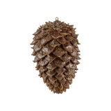 Small Resin Pinecone with Glitter, Brown - Pages & Parcels