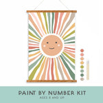 Smiley Sunshine Paint - by - Number Kit for Kids | Breathe People - Pages & Parcels