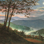 Jigsaw puzzle box for Smoky Mountain Twilight, featuring a colored pencil twilight mountain scene