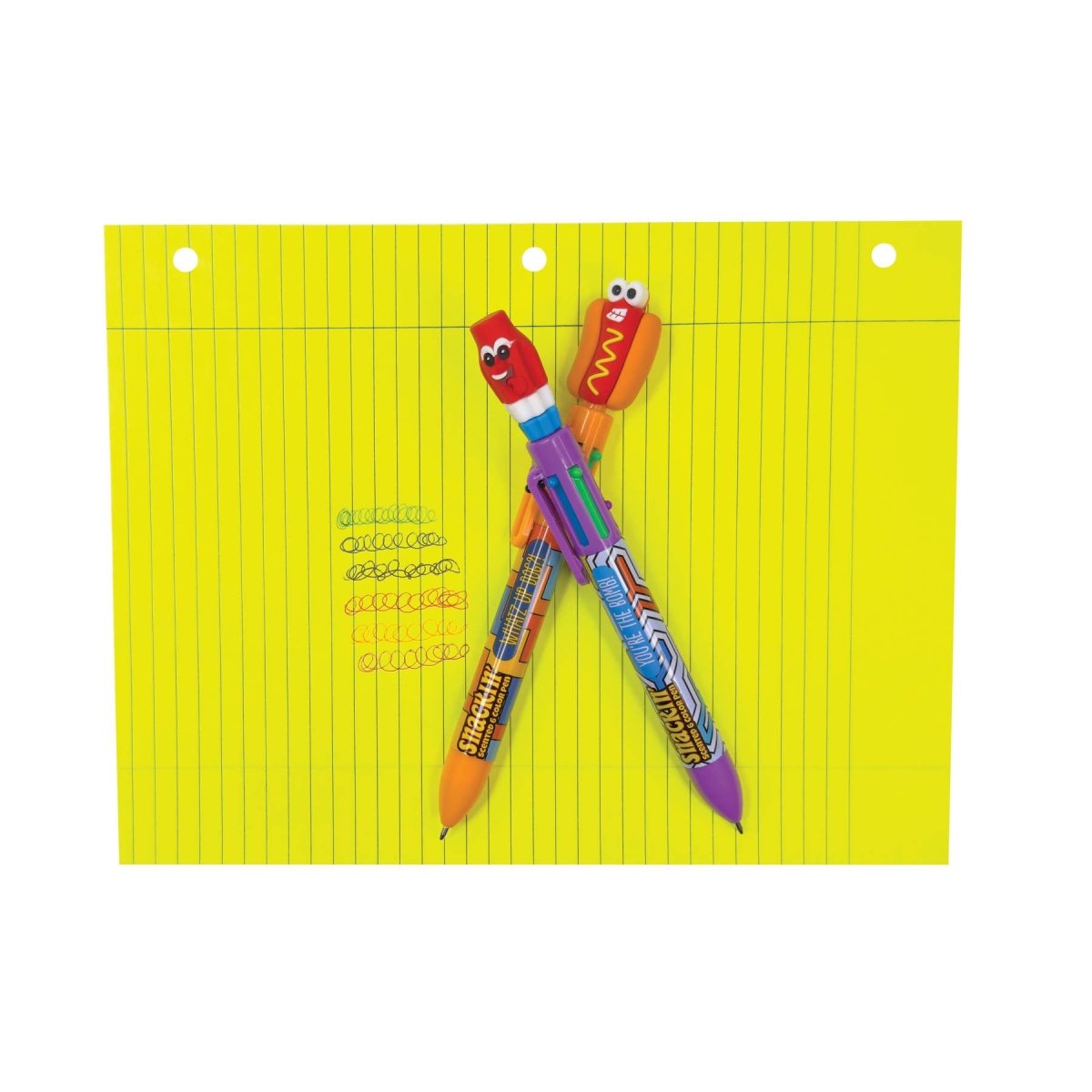 SNACKIN SCENTED 6 COLOR PEN 12/DSP - Pages & Parcels