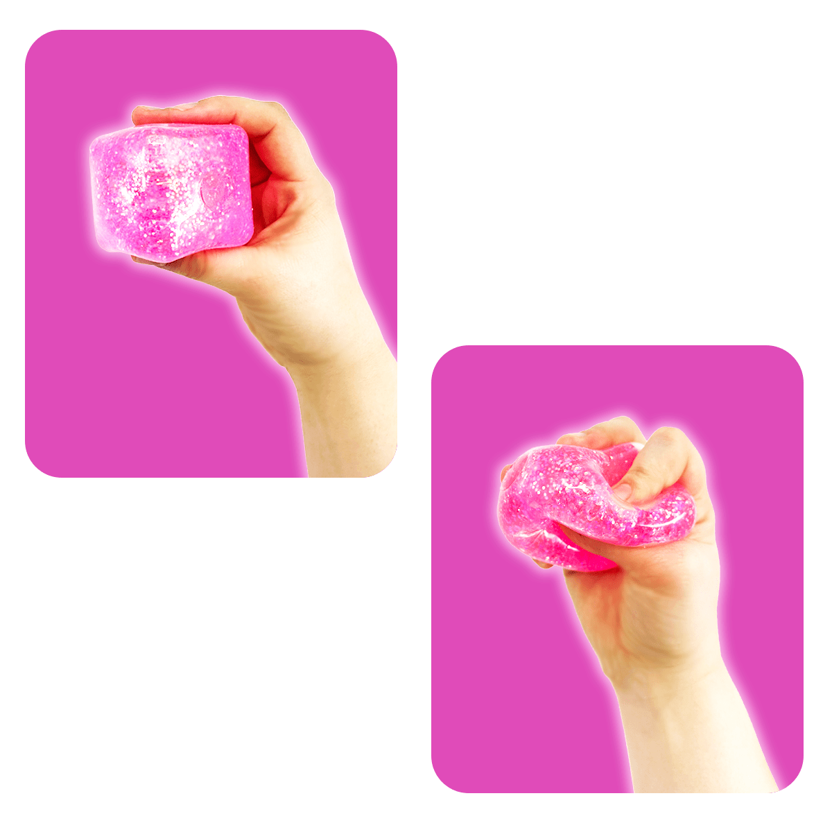 Squish & Squeeze Cube Ball Toy - Pages & Parcels