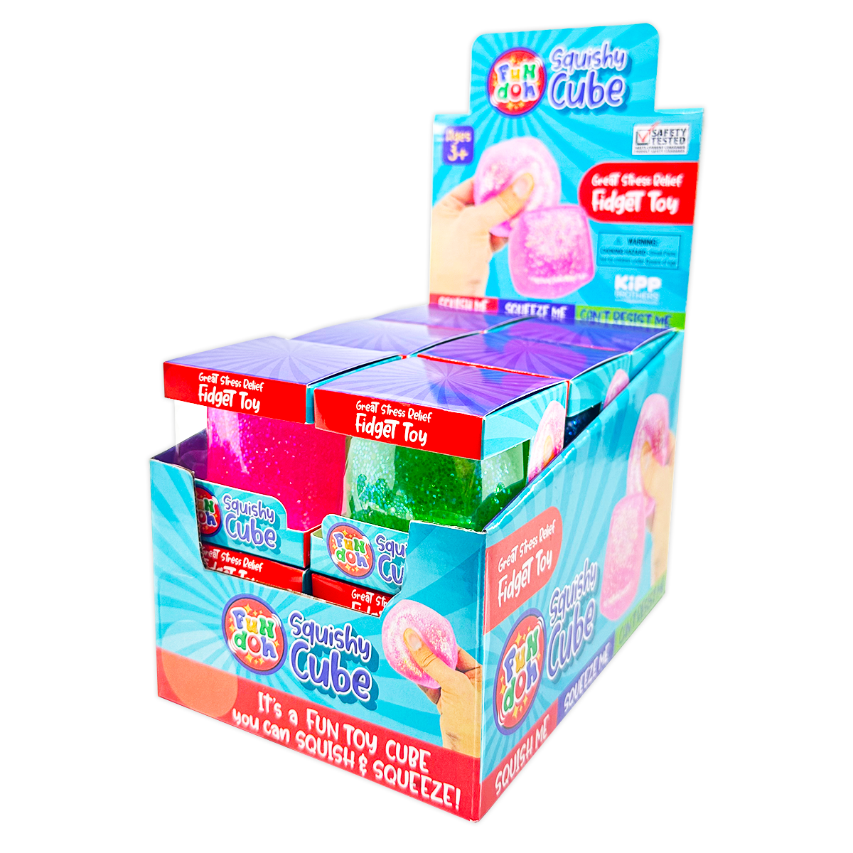 Squish & Squeeze Cube Ball Toy - Pages & Parcels