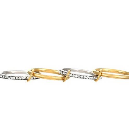 Stackable Stainless Steel Band Rings - Pages & Parcels