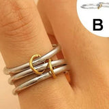 Stackable Stainless Steel Band Rings - Pages & Parcels