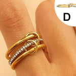 Stackable Stainless Steel Band Rings - Pages & Parcels