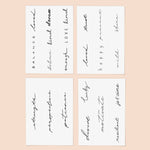 Statement Temporary Tattoo Pack - Pages & Parcels