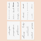 Statement Temporary Tattoo Pack - Pages & Parcels