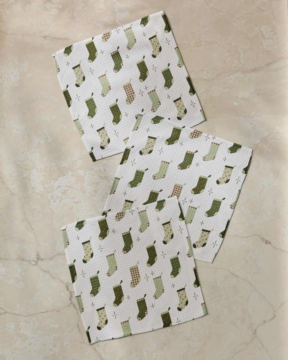 Stocking Medley Dishcloth Set - Holiday 2026 - Pages & Parcels