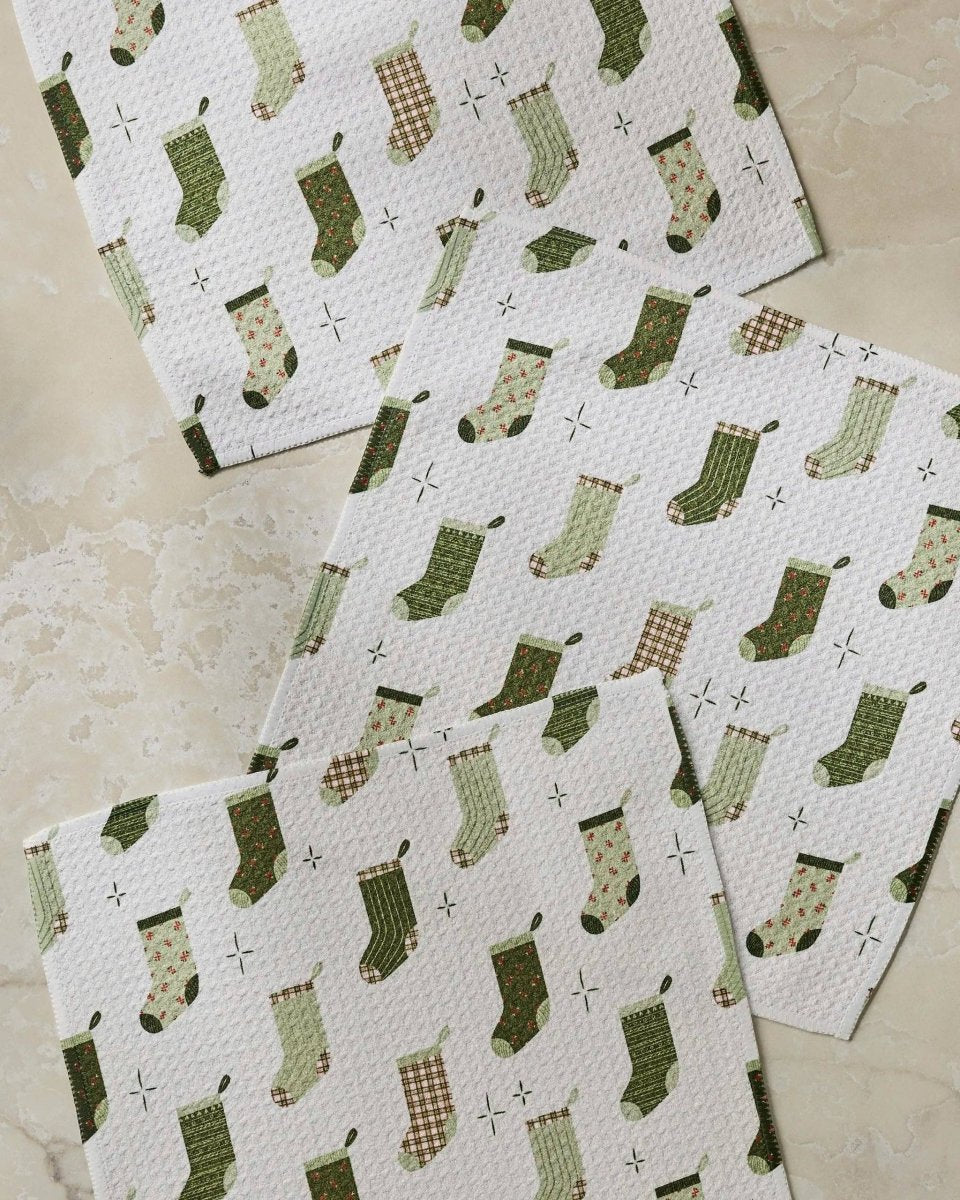 Stocking Medley Dishcloth Set - Holiday 2026 - Pages & Parcels