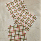 Stocking Plaid Dishcloth Set - Holiday 2026 - Pages & Parcels