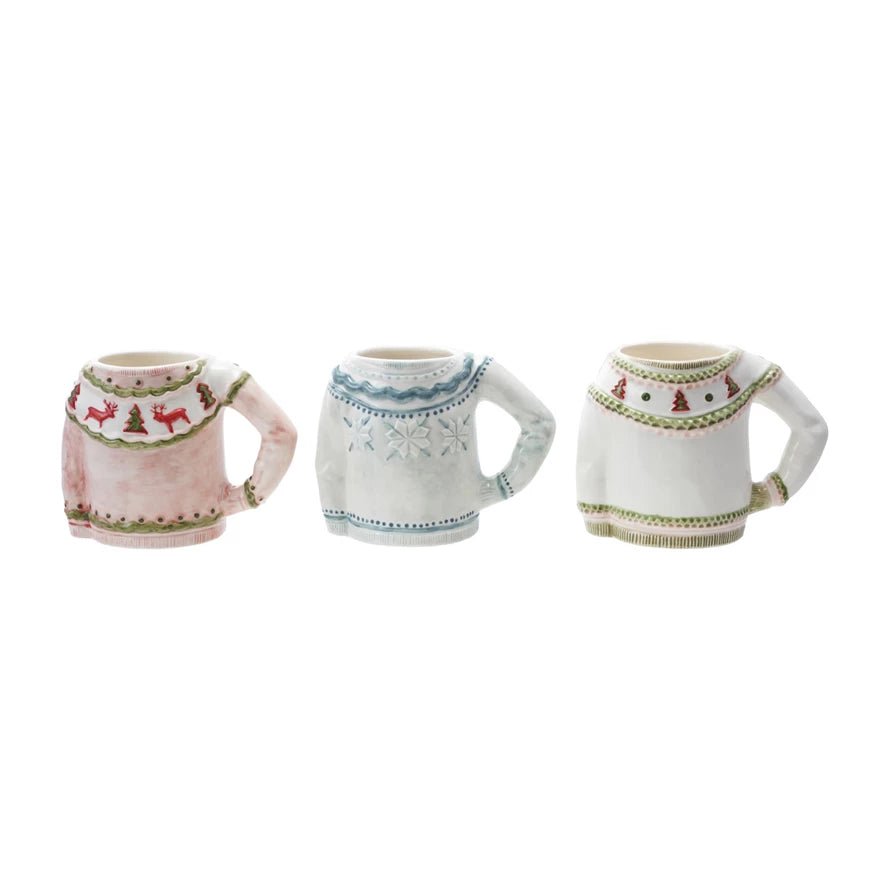 Stoneware Sweater Shaped Mug - Pages & Parcels