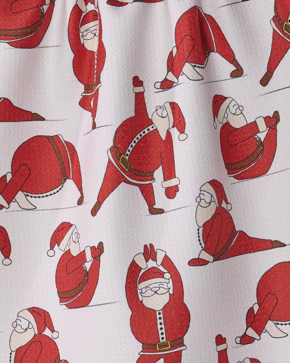 Stretchy Santy Tea Towel - Holiday 2026 - Pages & Parcels