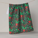 Sugarplum Florals Tea Towel - Holiday 2026 - Pages & Parcels