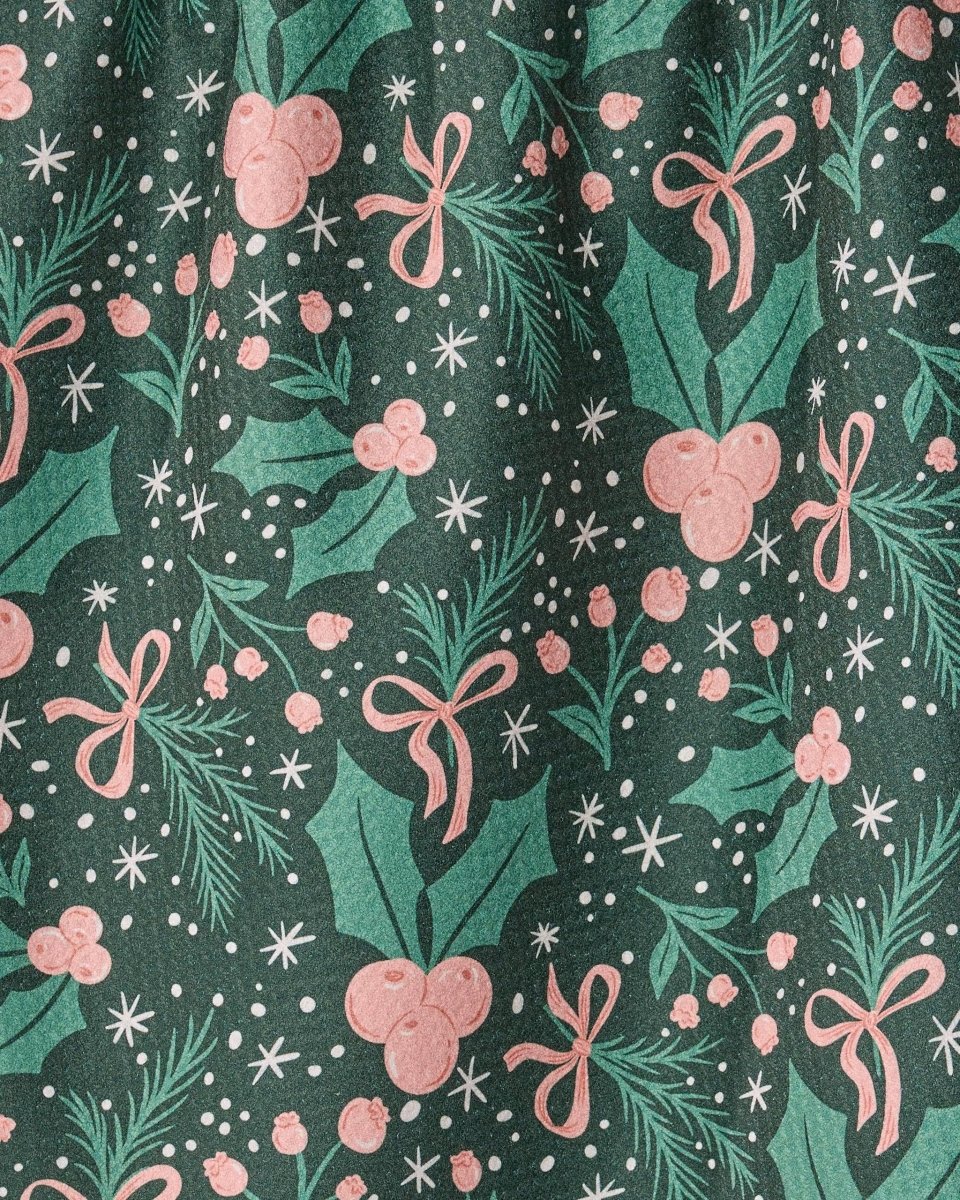 Sugarplum Florals Tea Towel - Holiday 2026 - Pages & Parcels