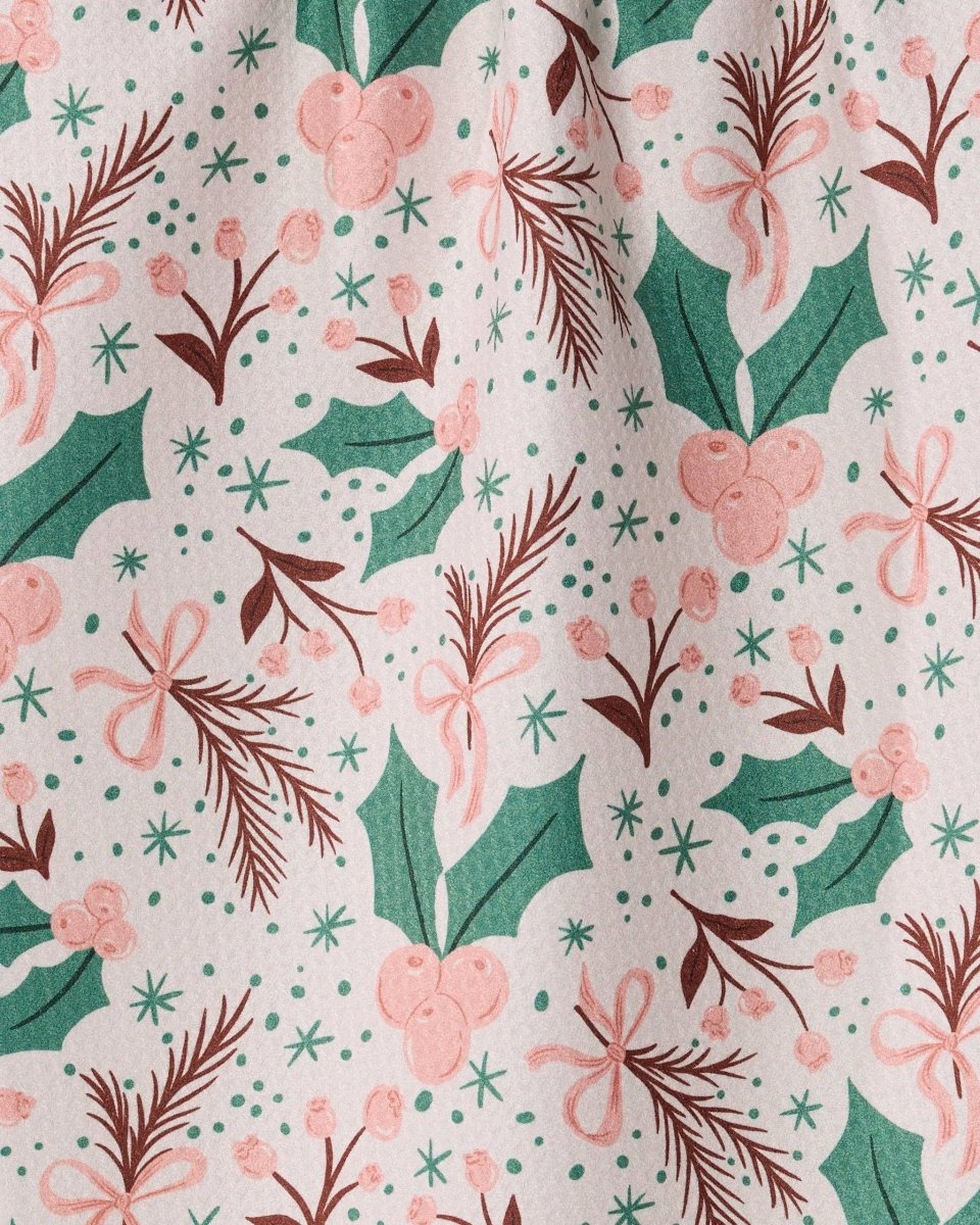 Sugarplum Florals Tea Towel - Holiday 2026 - Pages & Parcels