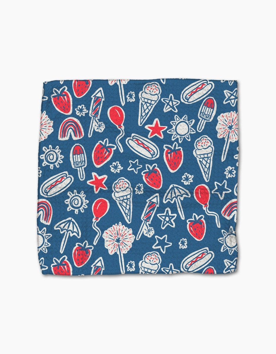 Summer Fun in Blue Dishcloth Set - Pages & Parcels