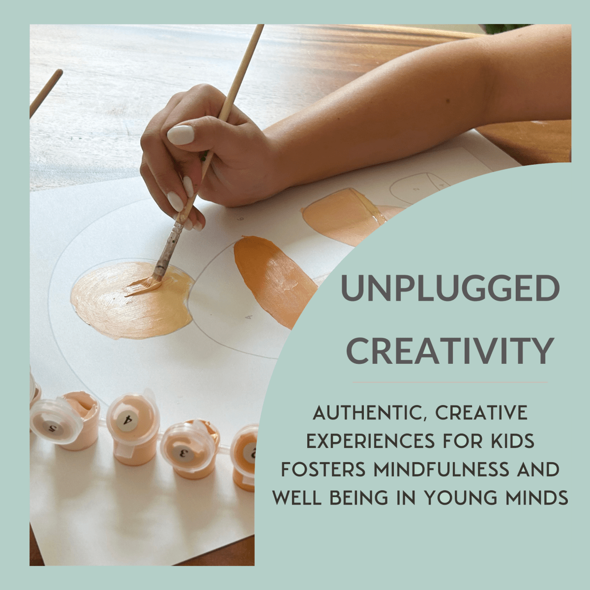 Sun + Moon Paint by Number Kit + Easel for Kids | Breathe People - Pages & Parcels