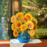 Sunflower (Updated Vase) (8 Pop - up Greeting Cards) - Pages & Parcels